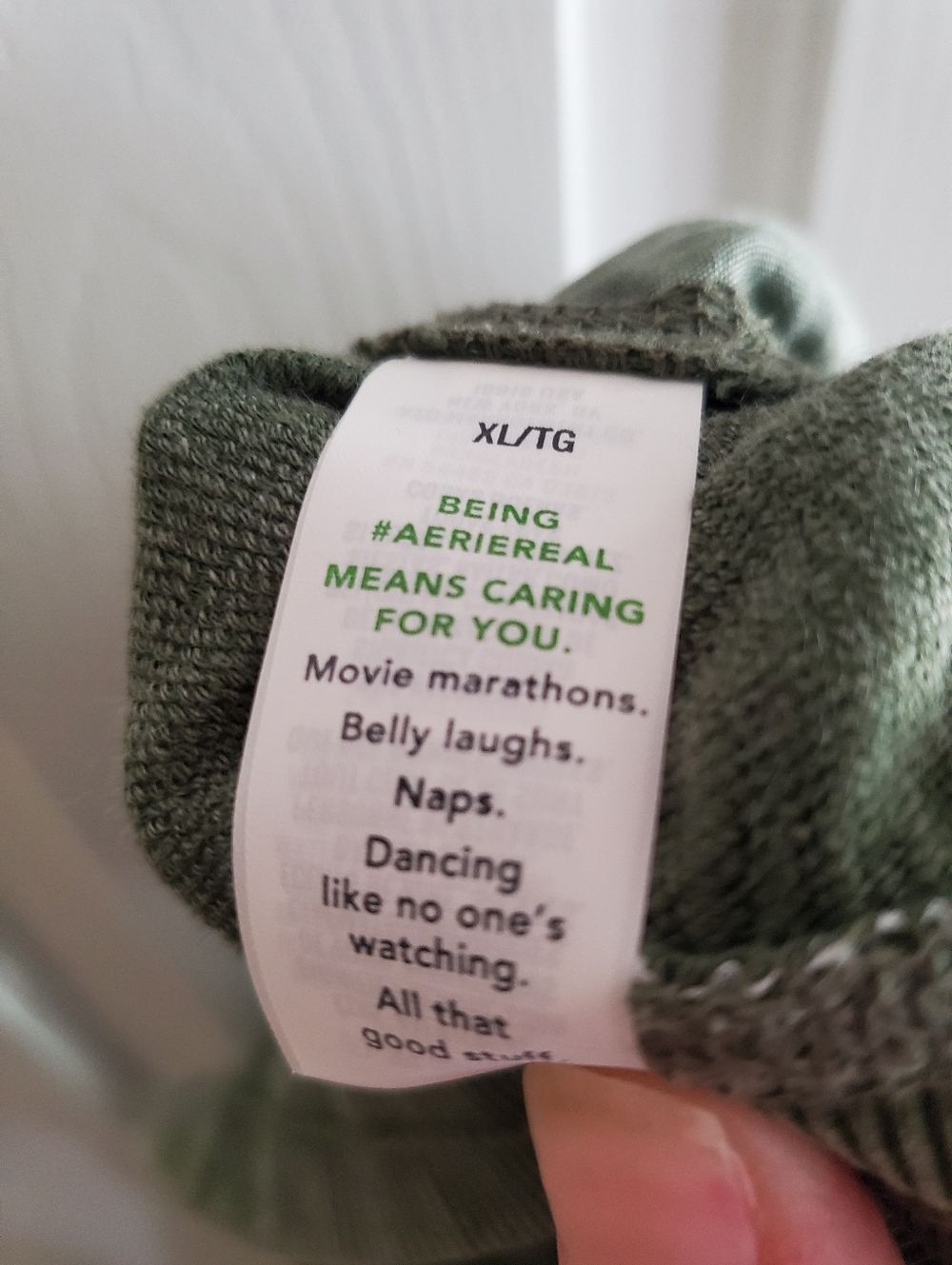 Aerie Soft Landing Trouser In Olive Fun Size XL NWT - Picture 11 of 13
